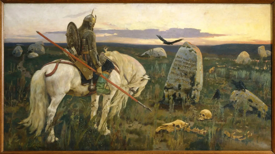 Il Cavaliere all'incrocio delle strade - Viktor Vasnetsov