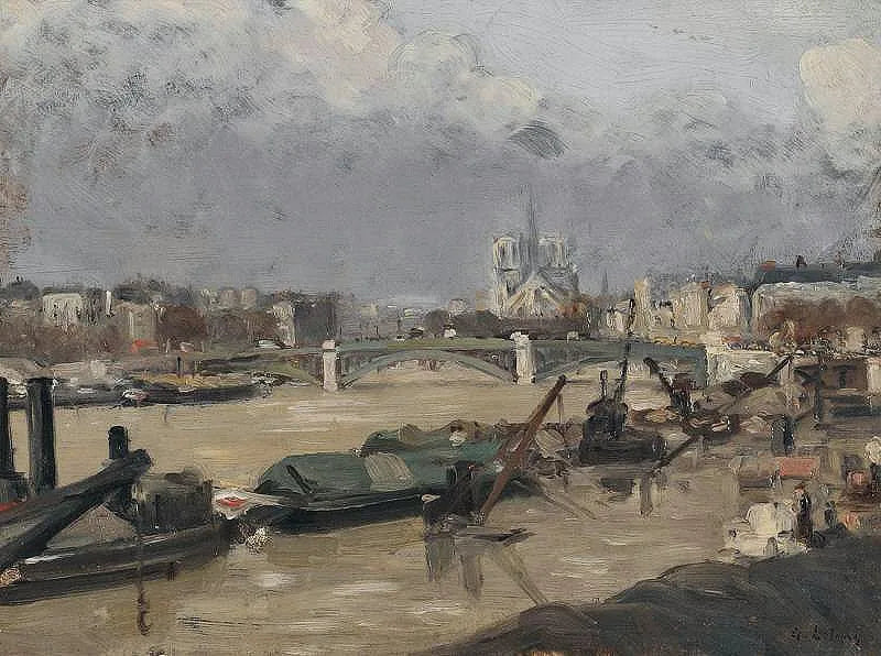 L'abside di Notre-Dame - Albert Lebourg