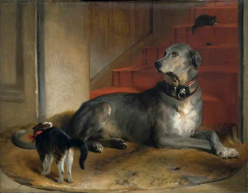 Il cane di Lady Blessington : La barriera - Edwin Henry Landseer