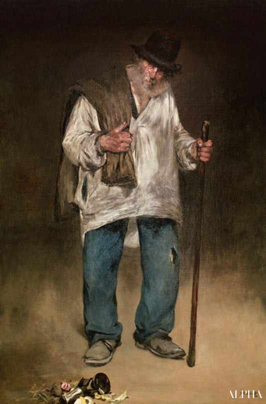Le chiffonnier - Edouard Manet - Reproductions de tableaux et peintures haut de gamme