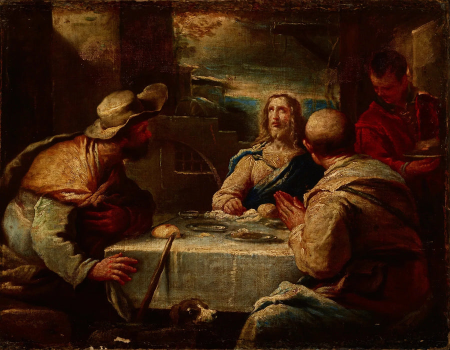 Il Cristo ad Emmaus - Luca Giordano