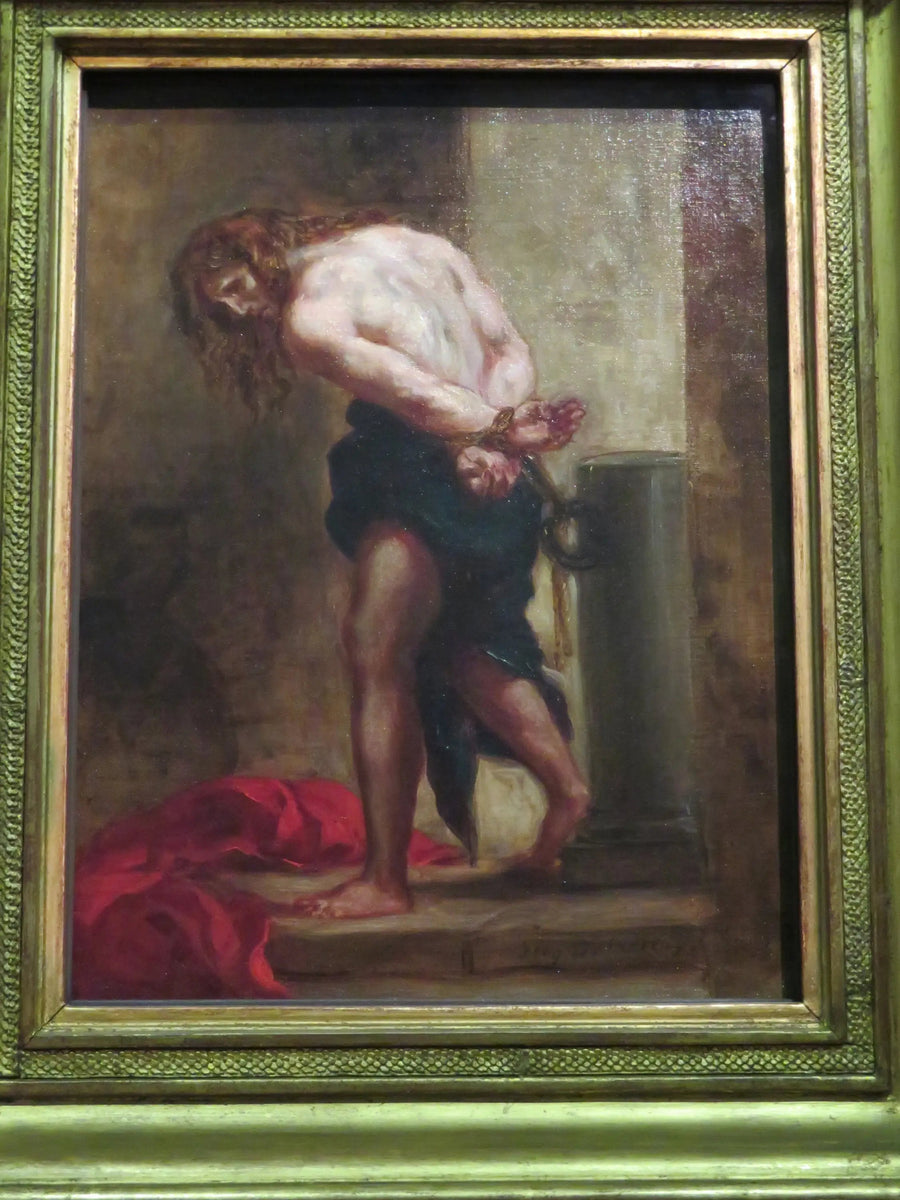 Il Cristo alla colonna - Eugène Delacroix
