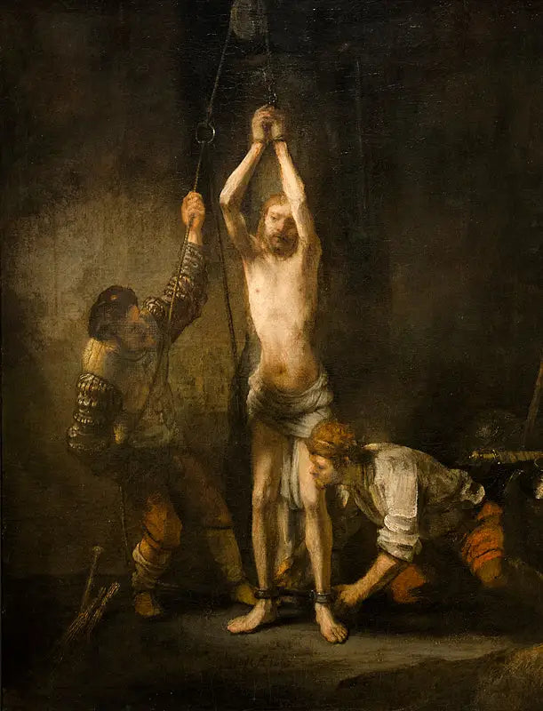 Il Cristo alla colonna - Rembrandt
