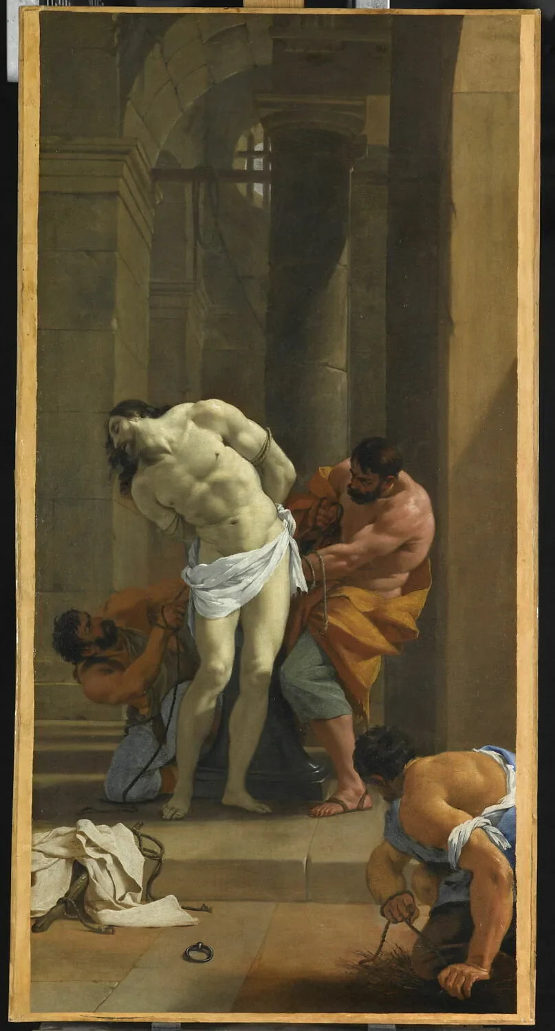 Il Cristo alla colonna - Simon Vouet