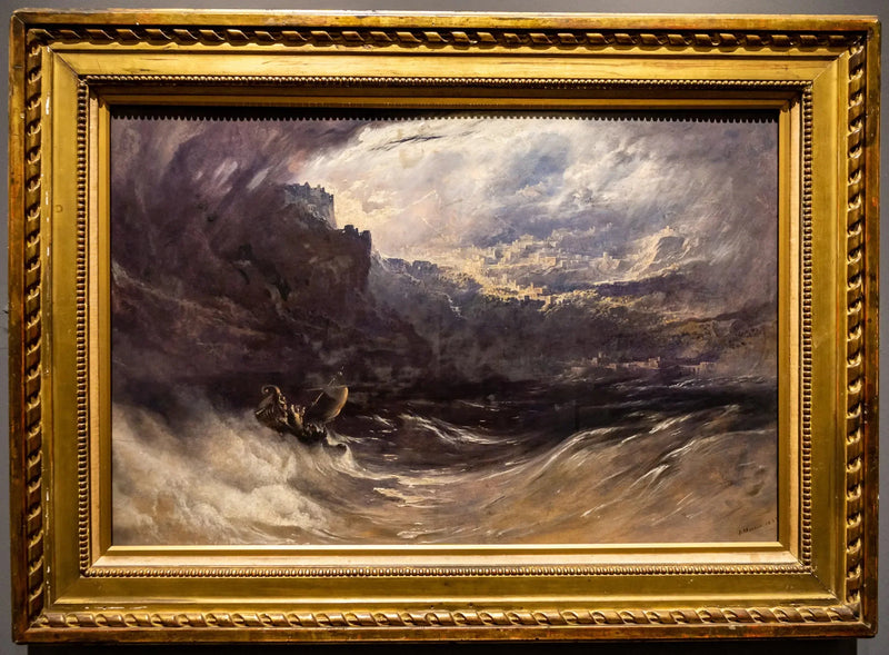 Il Cristo placa la tempesta - John Martin