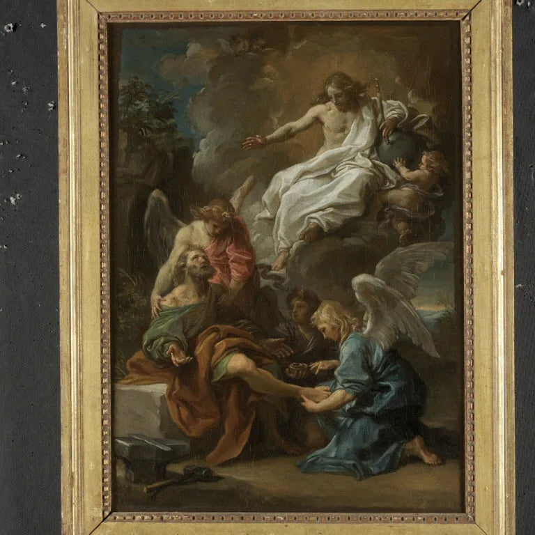 Il Cristo apparendo a san Ampelio - Pompeo Batoni