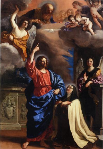 Il Cristo apparso a Santa Teresa - Guercino