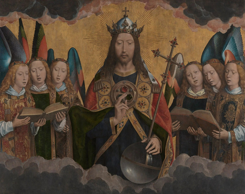 Il Cristo con angeli cantanti - Hans Memling