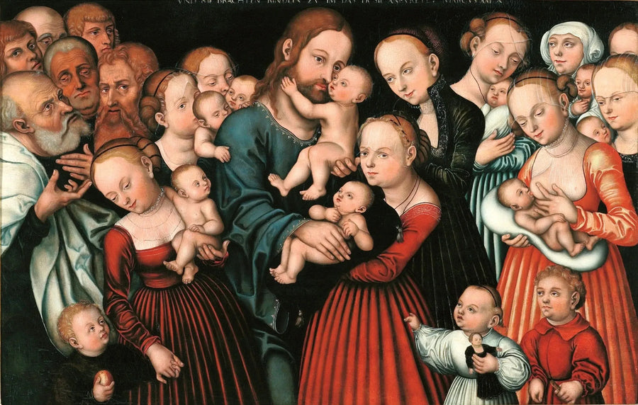 Il Cristo benedicente i bambini - Lucas Cranach il Vecchio