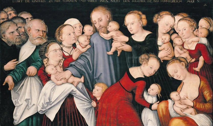 Il Cristo benedicente i bambini - Lucas Cranach il Vecchio