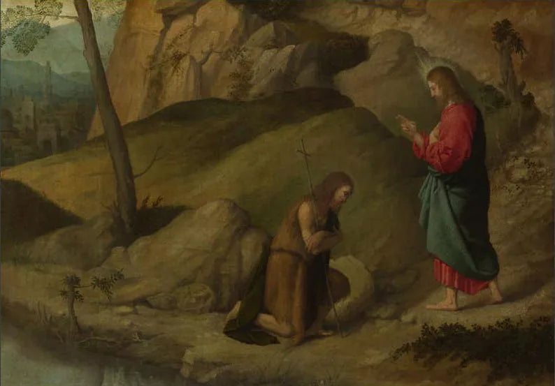 Il Cristo benedicente san Giovanni Battista - Alessandro Bonvicino