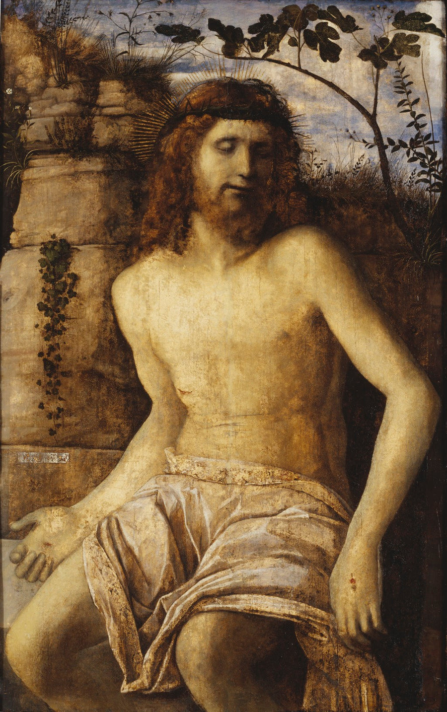 Il Cristo incoronato di spine - Giovanni Bellini