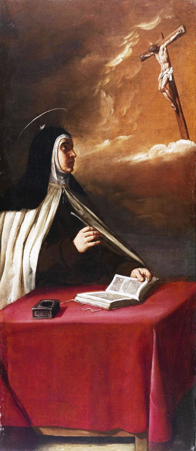 Il Cristo crocifisso appare a santa Teresa d'Ávila - Alonso Cano