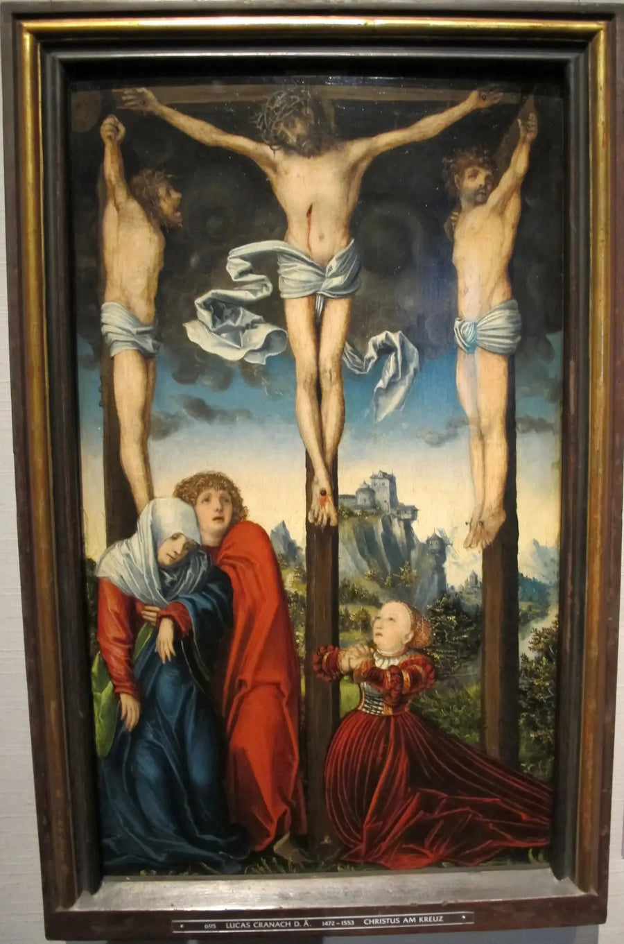 Il Cristo crocifisso tra i due briganti - Lucas Cranach il Vecchio