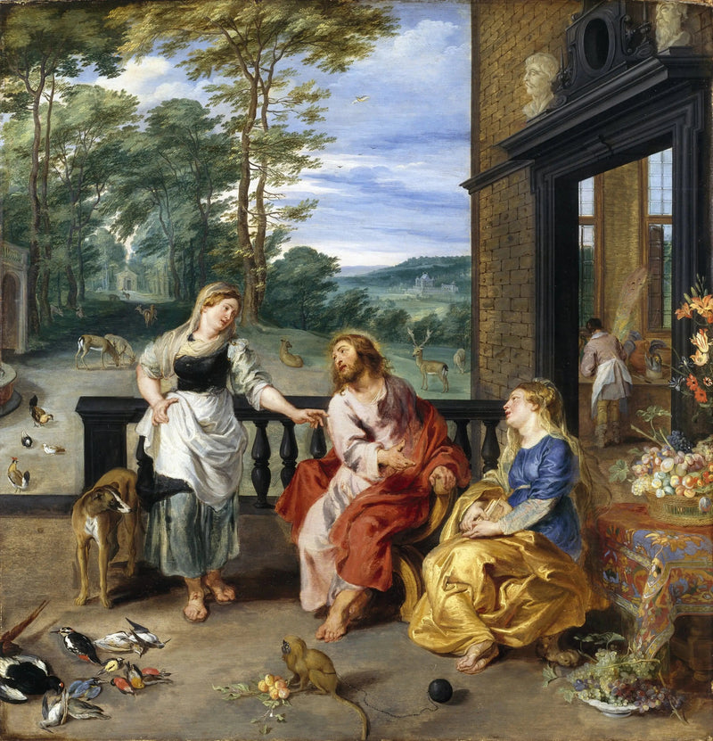 Il Cristo nella casa di Marta e Maria - Peter Paul Rubens