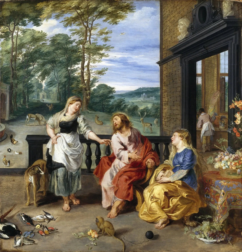 Il Cristo nella casa di Marta e Maria - Peter Paul Rubens
