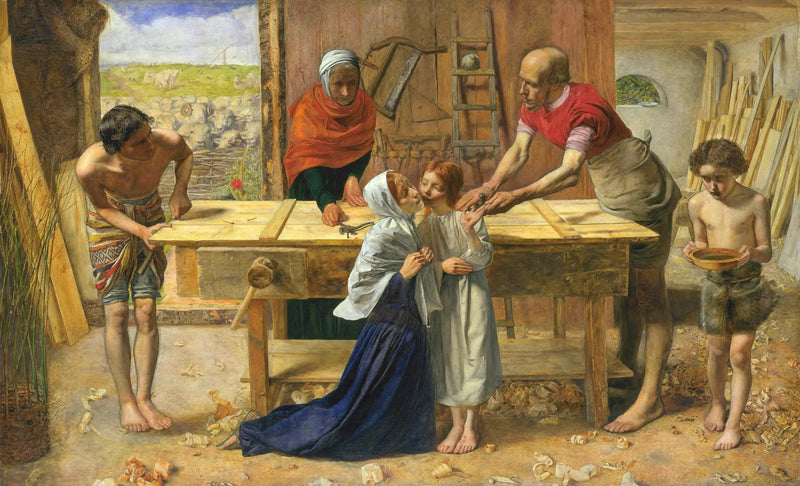 Il Cristo nella casa dei suoi genitori - John Everett Millais