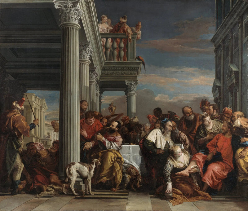 Il Cristo nella casa di Simone il Fariseo - Giovanni Battista Tiepolo
