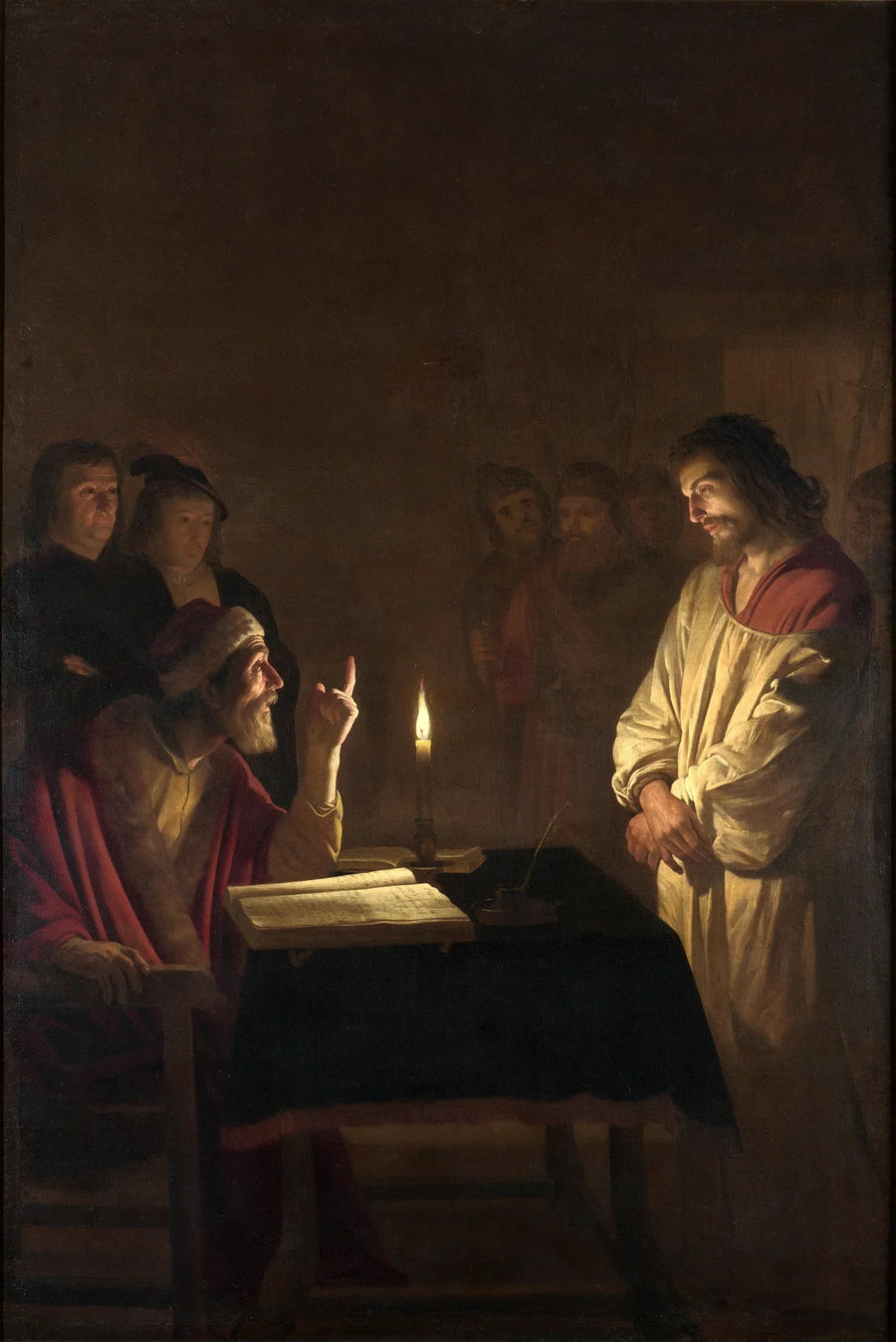 Il Cristo davanti al Gran Sacerdote - Gerrit van Honthorst