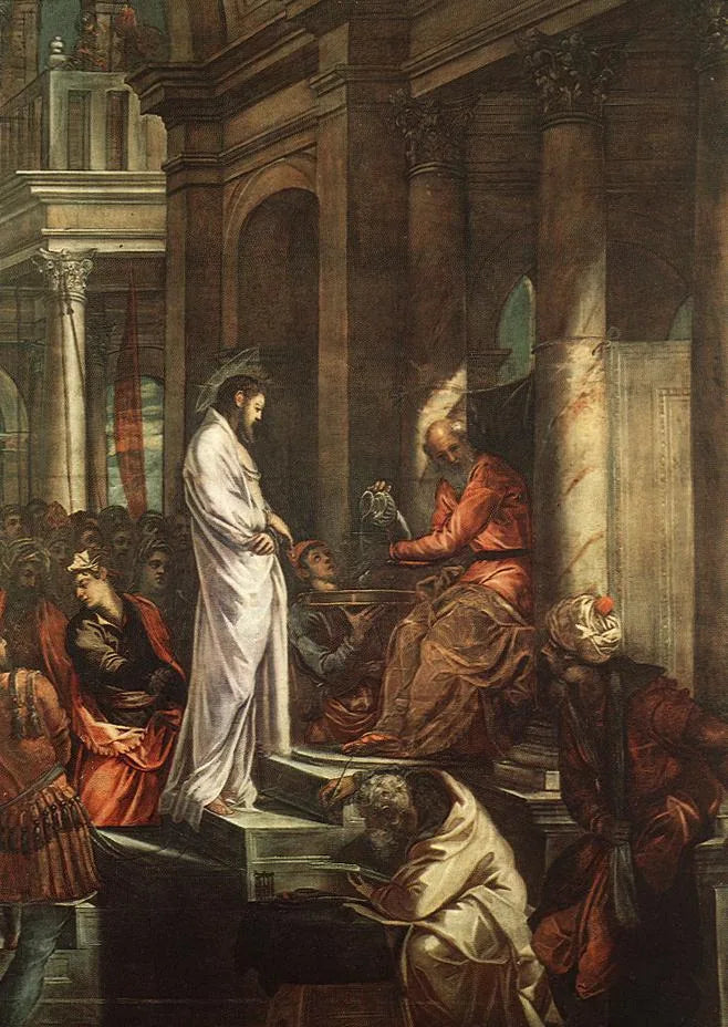 Il Cristo davanti a Pilato - Jacopo Tintoretto
