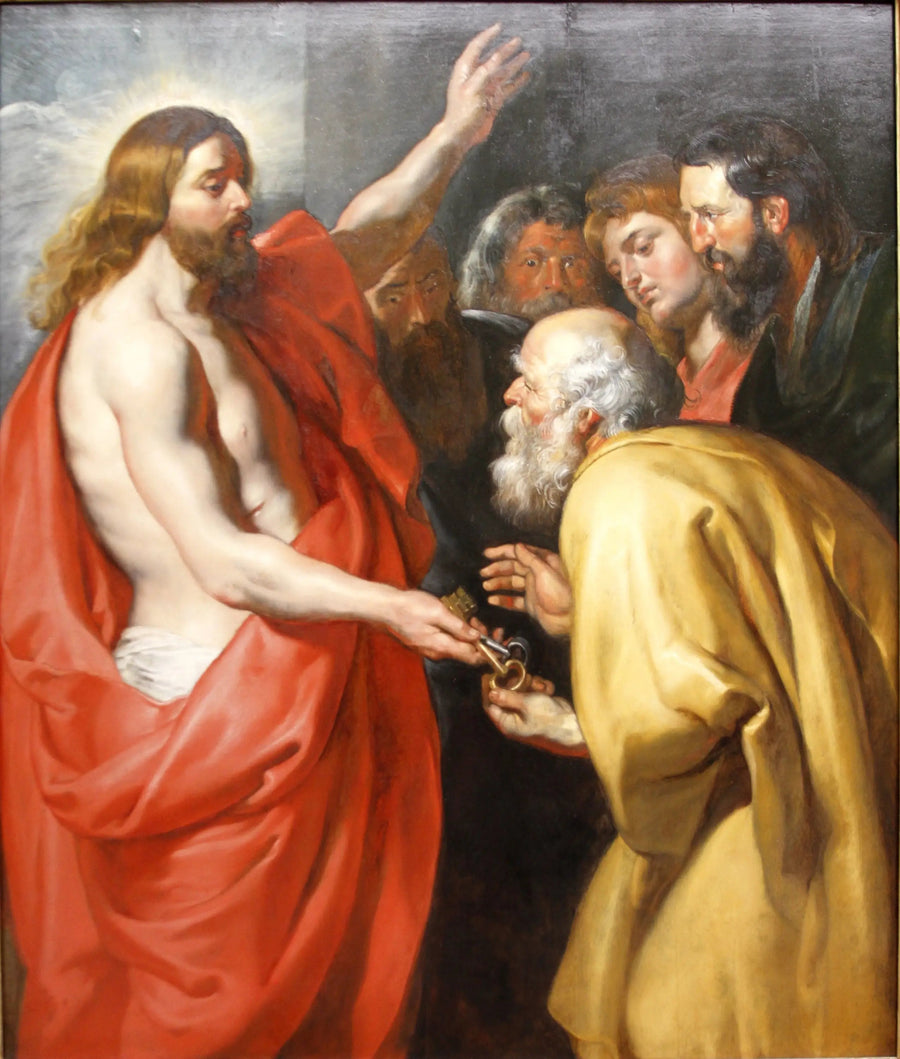 Il Cristo che dà le chiavi a san Pietro - Peter Paul Rubens