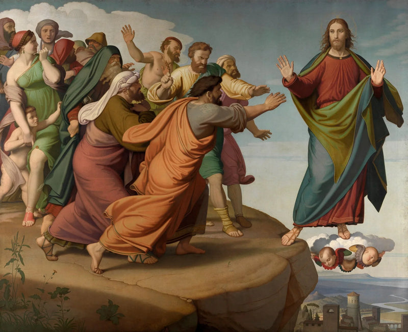Il Cristo sfugge ai farisei - Johann Friedrich Overbeck