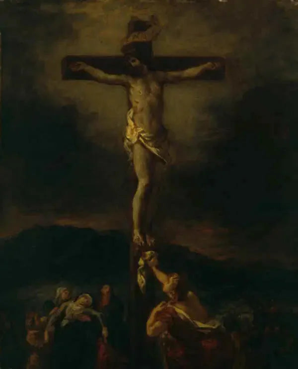 Il Cristo in croce con le sante donne - Eugène Delacroix