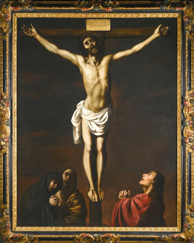 Il Cristo in croce con san Giovanni, Maria Maddalena e la Vergine - Francisco de Zurbarán
