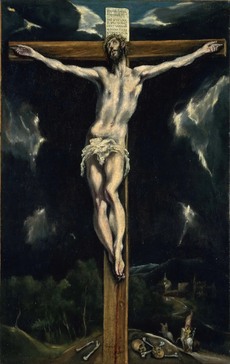 Il Cristo in croce. - El Greco