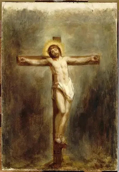 Il Cristo in croce - Eugène Delacroix