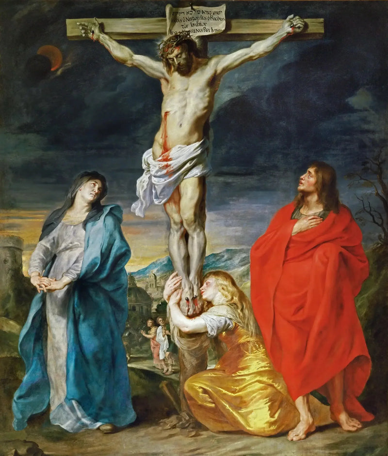 Il Cristo in croce, la Vergine, san Giovanni e santa Maria Maddalena - Antoine van Dyck