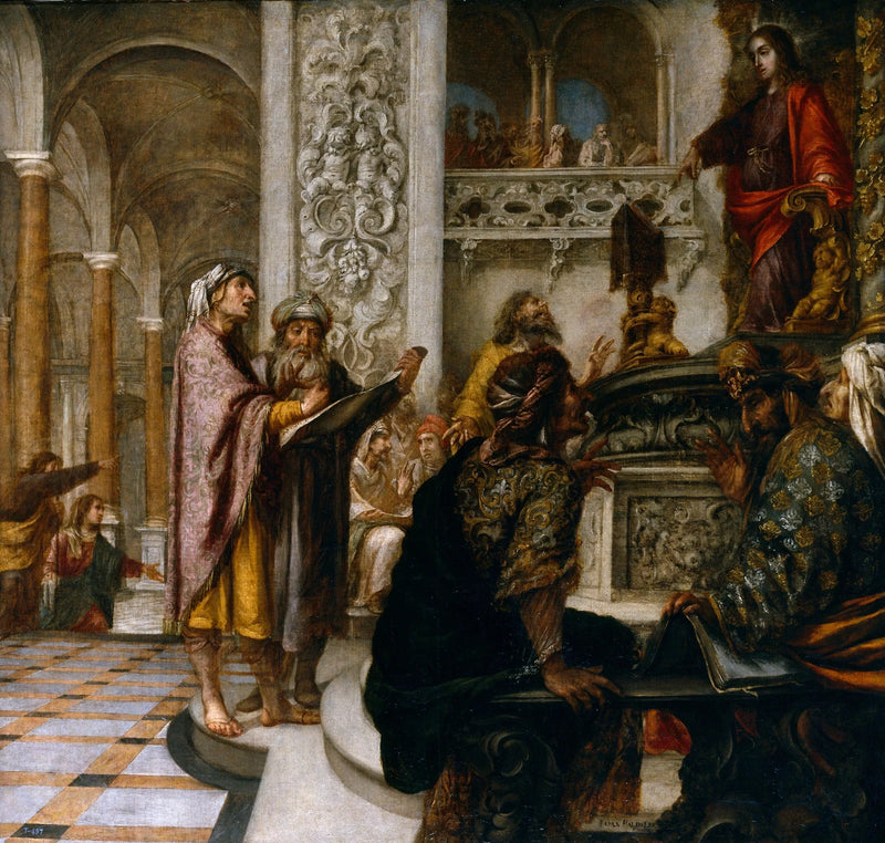 Il Cristo in disaccordo con i Dottori - Juan de Valdés Leal