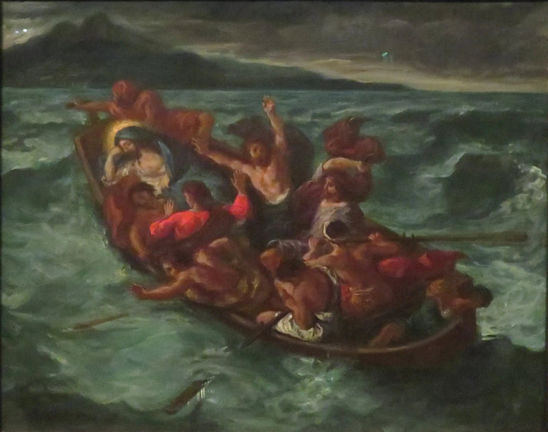 Il Cristo addormentato durante la tempesta - Eugène Delacroix