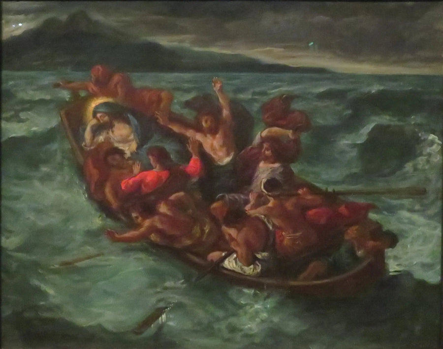 Il Cristo addormentato durante la tempesta - Eugène Delacroix