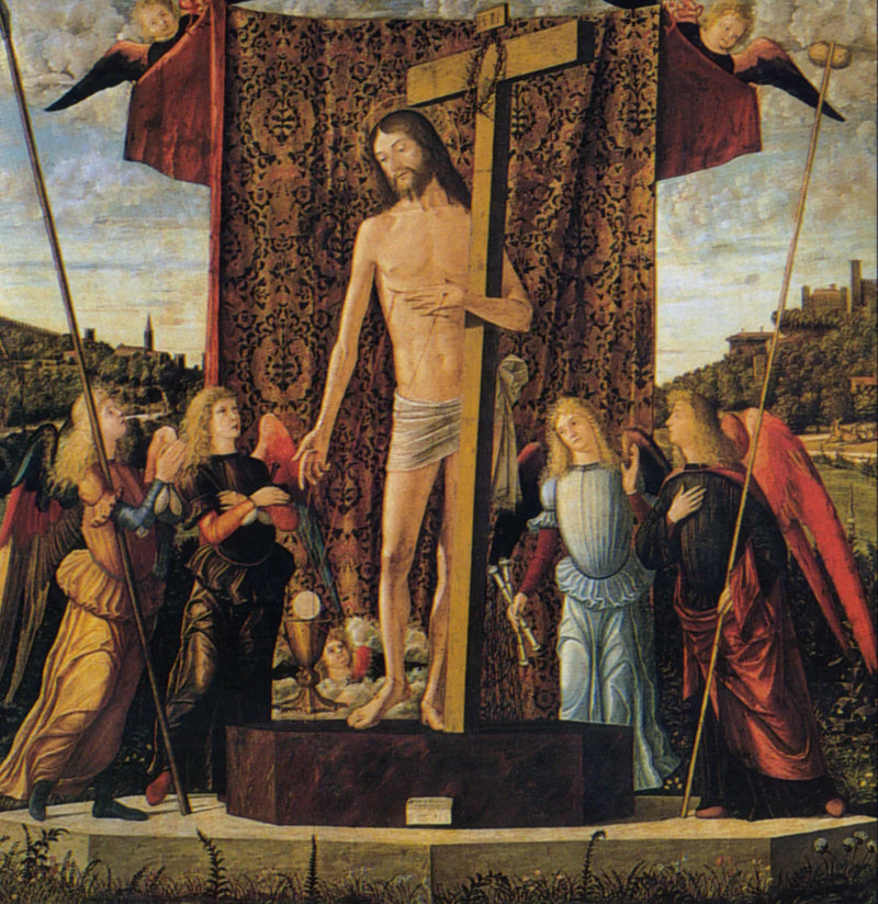 Il Cristo tra quattro angeli - Vittore Carpaccio