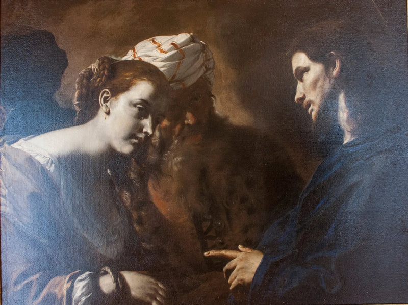 Il Cristo e la donna adultera - Mattia Preti