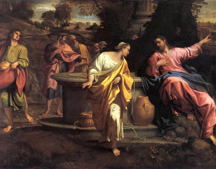 Il Cristo e la Samaritana - Annibale Carracci