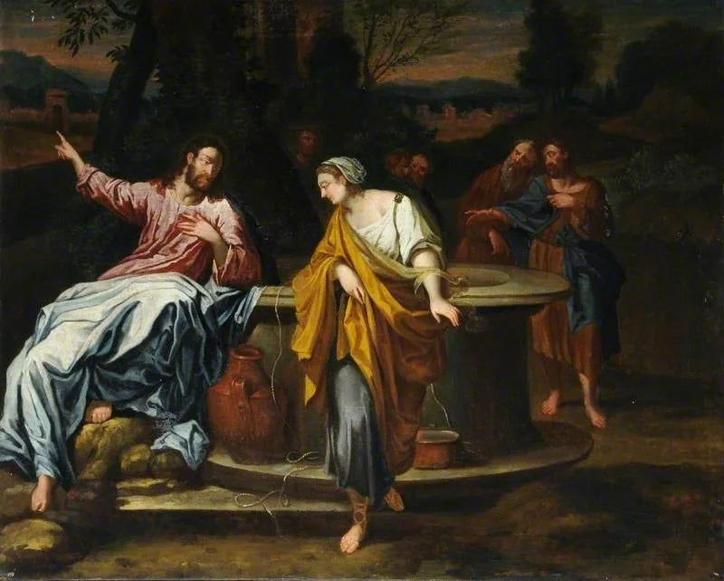 Il Cristo e la Samaritana al pozzo - Annibale Carracci