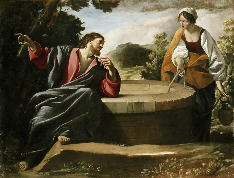 Il Cristo e la Samaritana - Giovanni Lanfranco