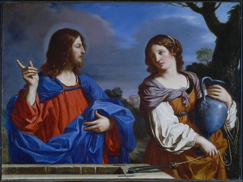 Il Cristo e la Samaritana - Guercino