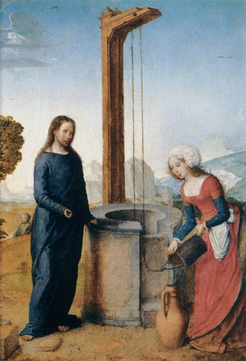 Il Cristo e la Samaritana - Juan de Flandes
