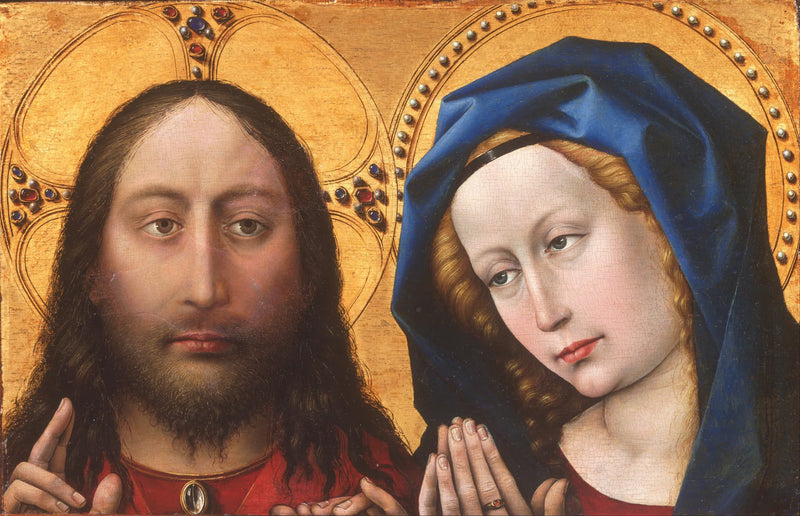Il Cristo e la Vergine in preghiera - Robert Campin