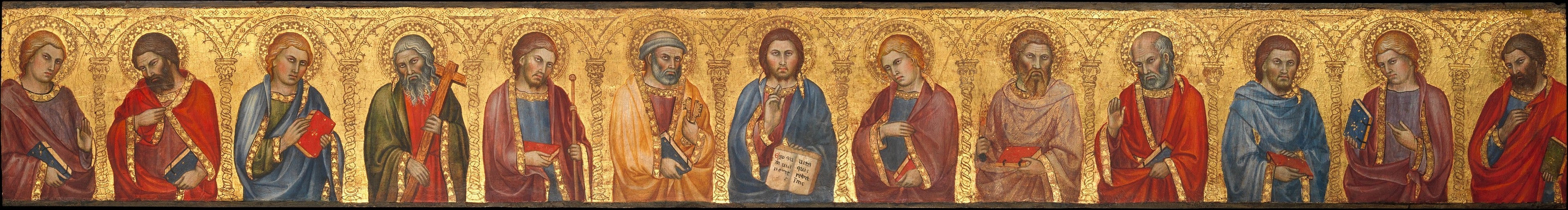 Le Christ et les douze apôtres - Taddeo di Bartolo - Alpha Reproduction