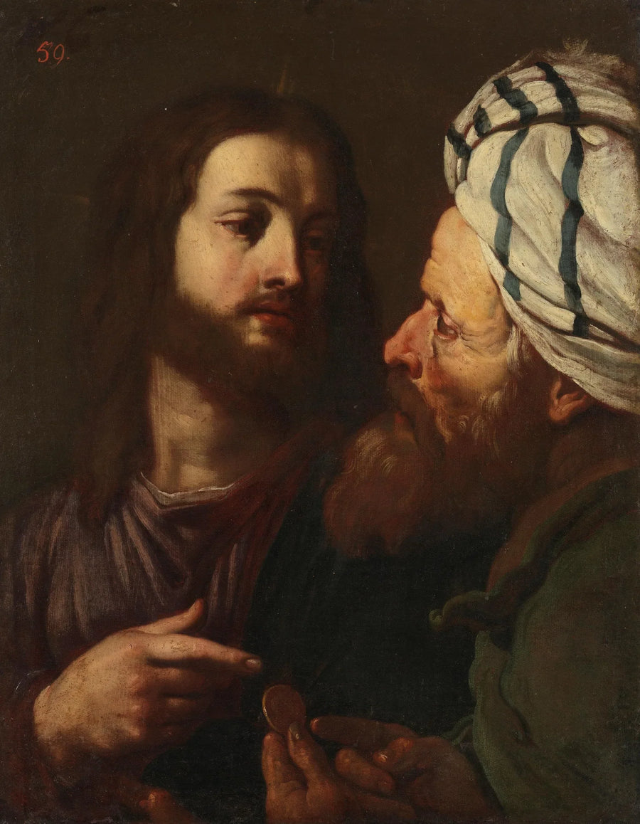 Il Cristo e il prestatore di denaro - Guercino