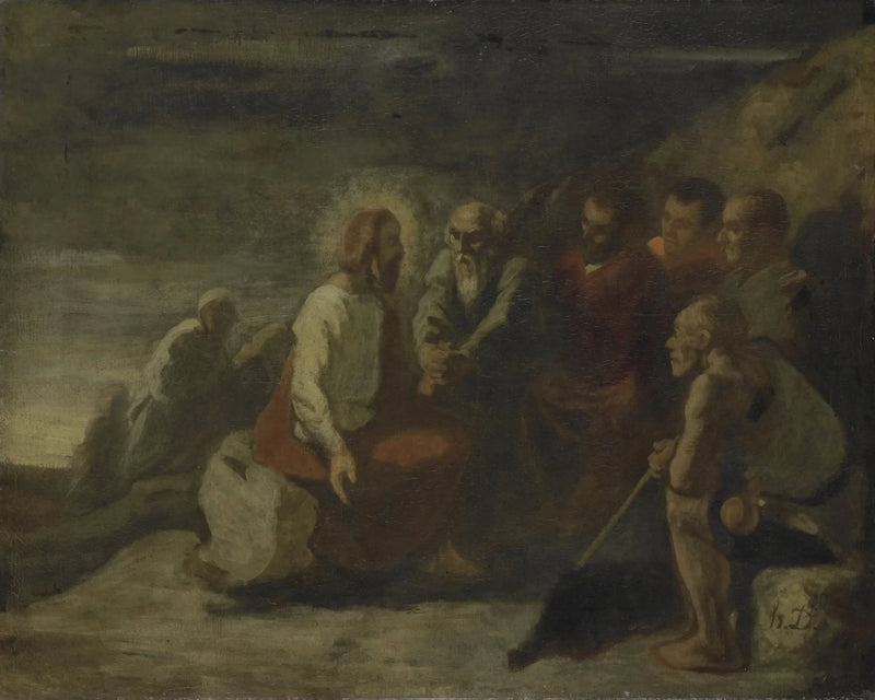 Il Cristo e i suoi discepoli - Honoré Daumier