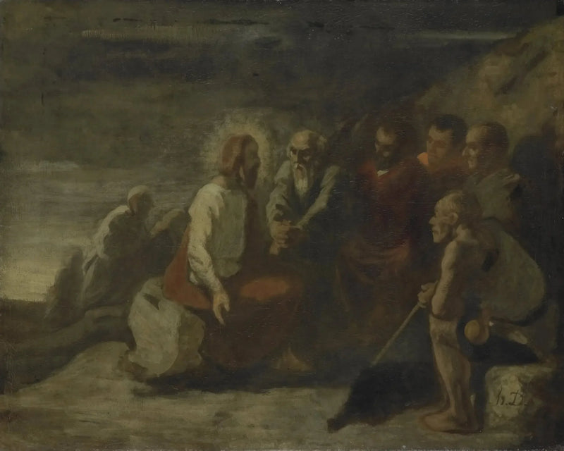 Il Cristo e i suoi discepoli - Honoré Daumier