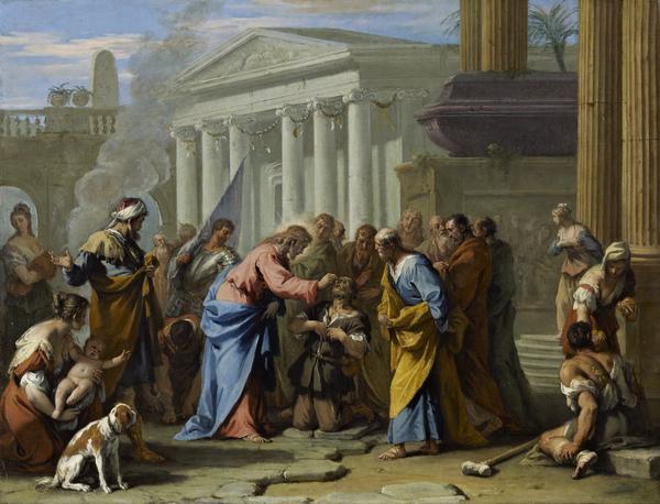 Il Cristo guarisce il cieco - Sebastiano Ricci
