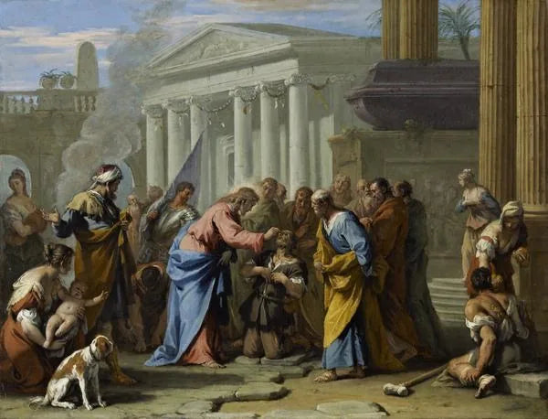 Il Cristo guarisce il cieco - Sebastiano Ricci
