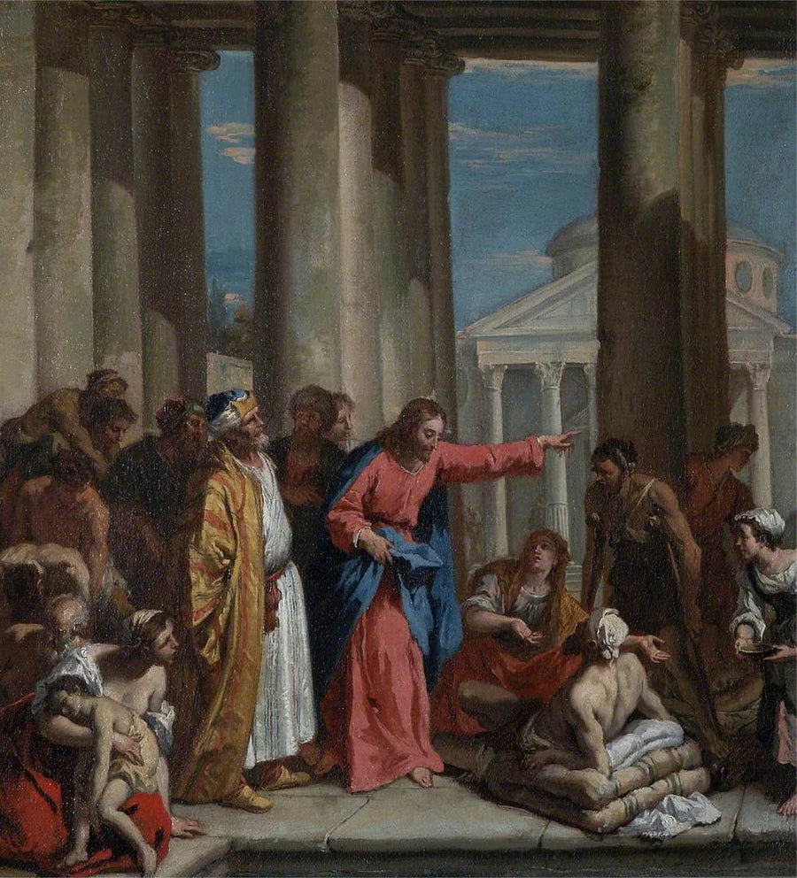 Il Cristo guarisce l'uomo zoppo alla piscina di Betlemme - Sebastiano Ricci