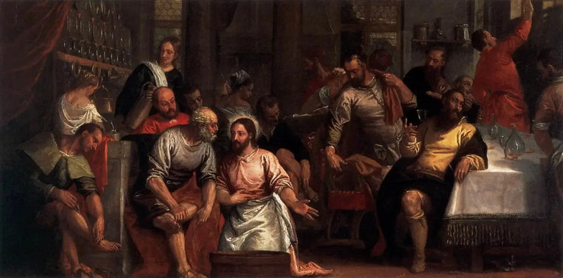 Il Cristo che lava i piedi ai discepoli - Paolo Veronese